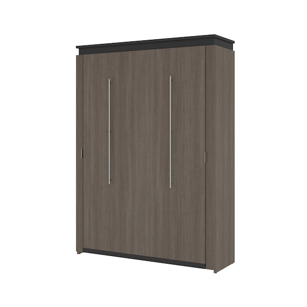 Orion 65W Queen Murphy Bed, Bark Gray & Graphite